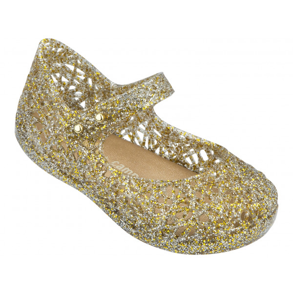 Mini melissa deals gold glitter