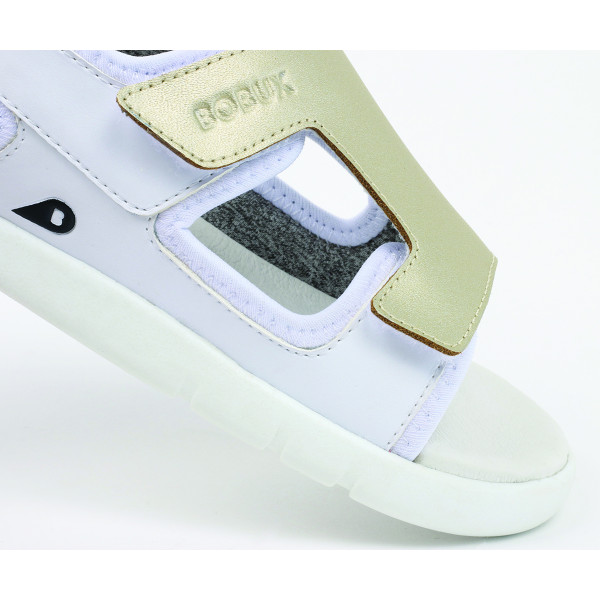 BOBUX IWALK MEMPHIS AMP GOLD & WHITE SANDAL
