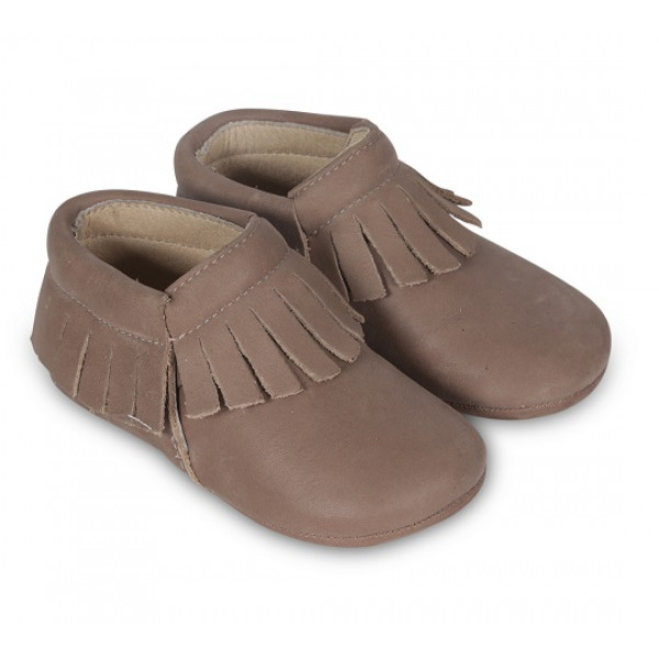 OLD SOLES DISTRESSED COFFEE FRINGE BOOT