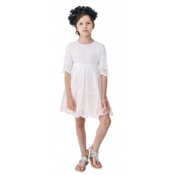 ALEX & ANT ANGEL DIP DYE DRESS PINK