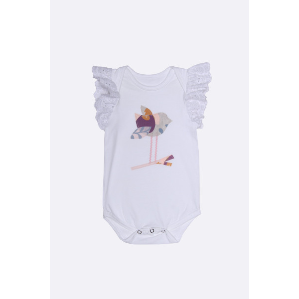 ALEX & ANT BIRDIE ROMPER WHITE
