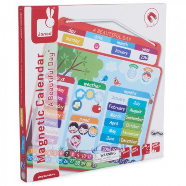 JANOD MAGNETIC CALENDAR ENGLISH