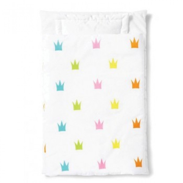 MICKI CROWN MULTI COT & PRAM LINEN SET