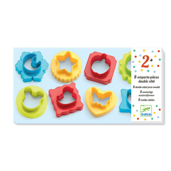 DJECO Artsup dough MOULDS 8 Double Sided