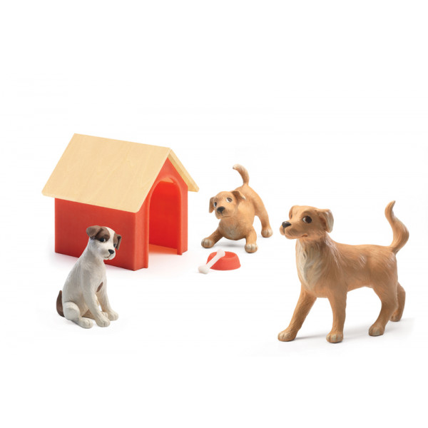 DJECO DOLL HOUSE DOGS