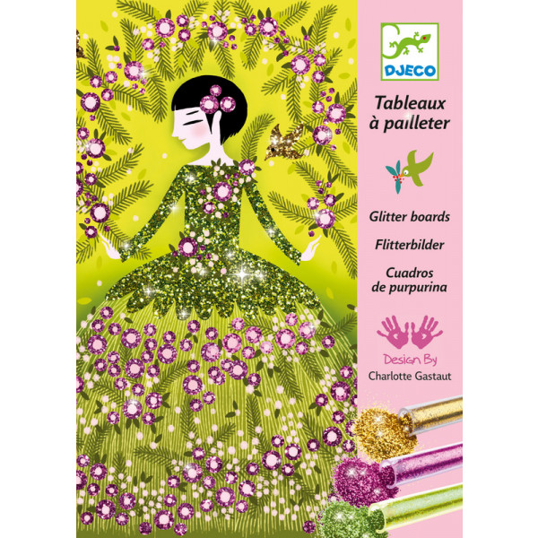 DJECO DRESSES GLITTER BOARDS