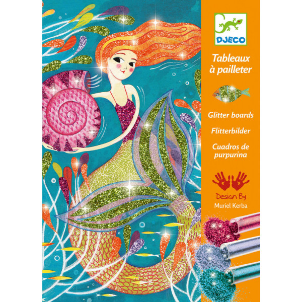 DJECO GLITTER BOARD MERMAIDS