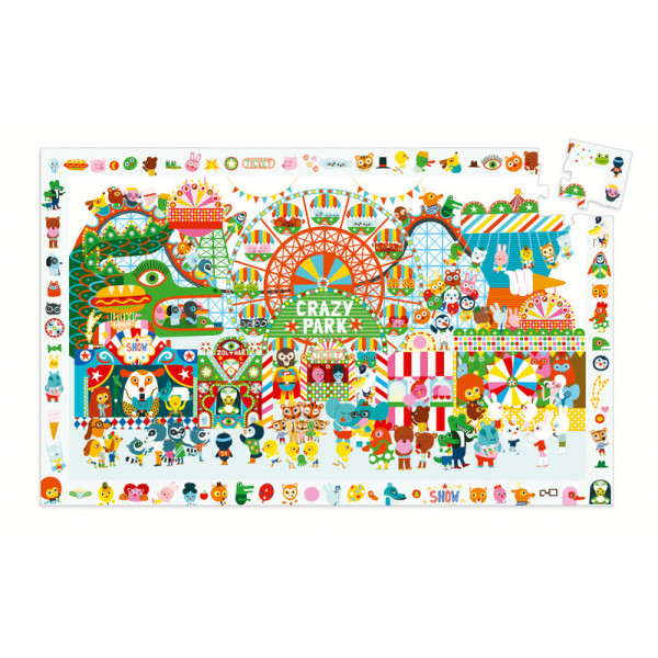 DJECO OBSERVATION CRAZY PARK PUZZLE 35PC
