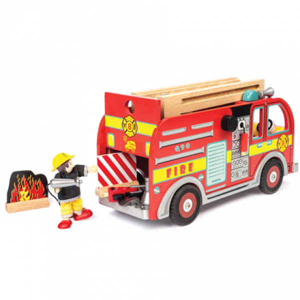 LE TOY VAN FIRE ENGINE SET