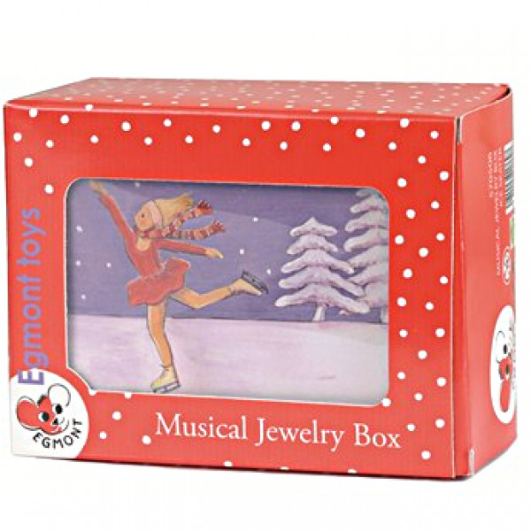EGMONT MUSICAL JEWELLERY BOX ICE SKATER