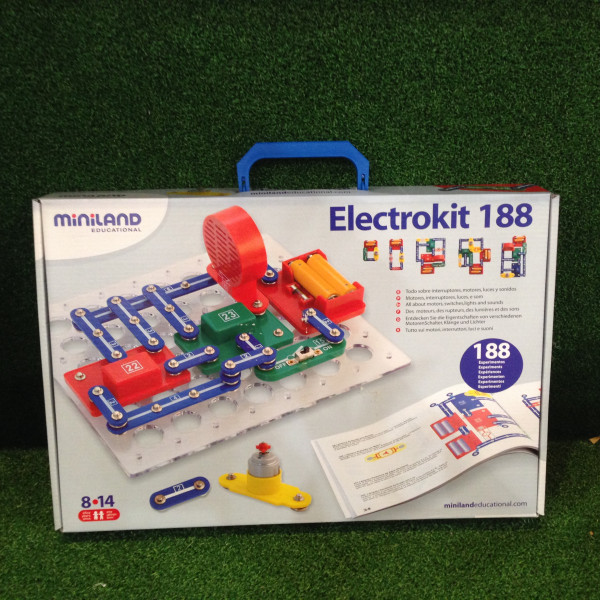 MINILAND SNAP ELECTRONIC CIRCUTS 188 EXPERIMENTS
