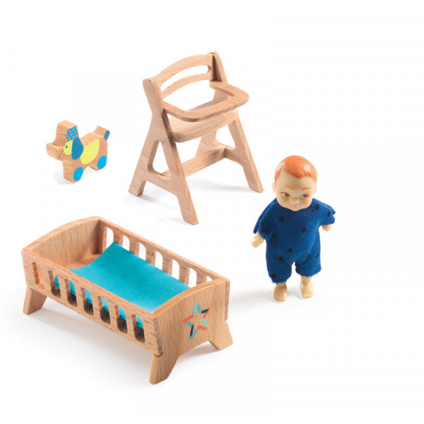 DJECO CUBE AND COLOUR HOUSE BABY LOLLYS ROOM