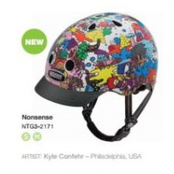 NUTCASE G3 ARTIST SERIES NONSENSE STREET HELMET