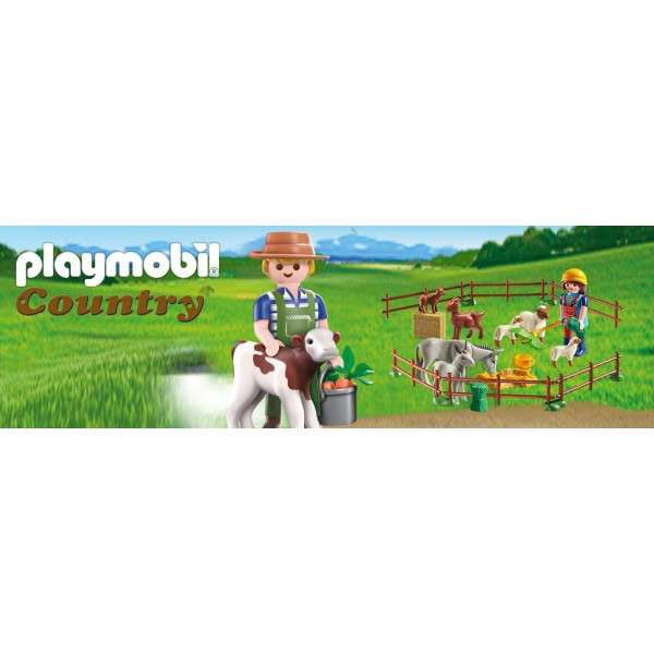 Playmobil farm animal pen