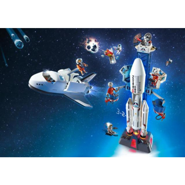 Playmobil city action space best sale rocket and base station