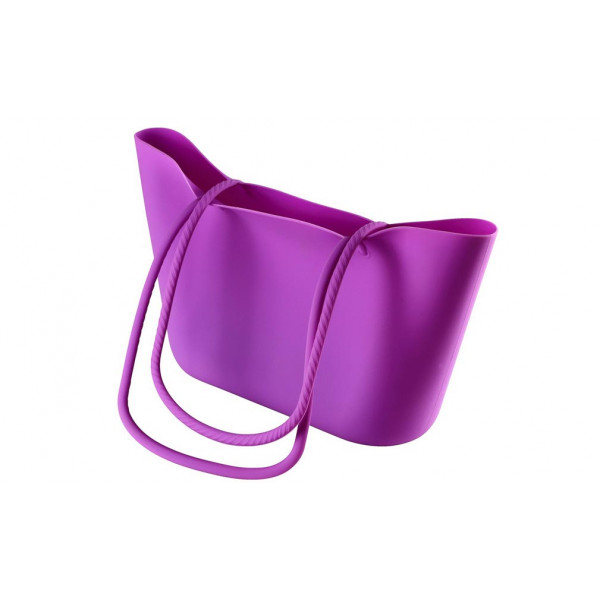 SCRUNCH BEACH BAG SILICONE SHOULDER BAG