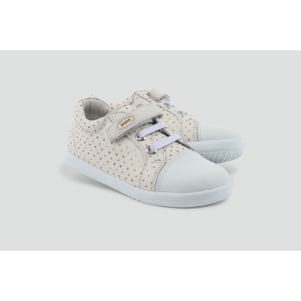 BOBUX IWALK WHITE/GOLD SPOTS RASCAL TRAINE