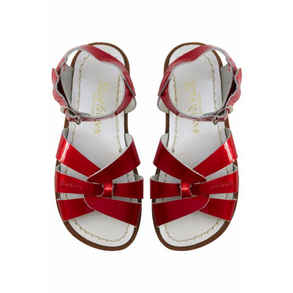 Red saltwater top sandals