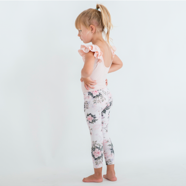 LITTLE HEARTS PINK ROSE LEGGINGS