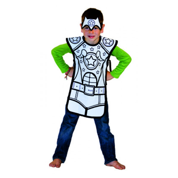 vILLA CARTON SUPERHERO COLOURING COSTUME