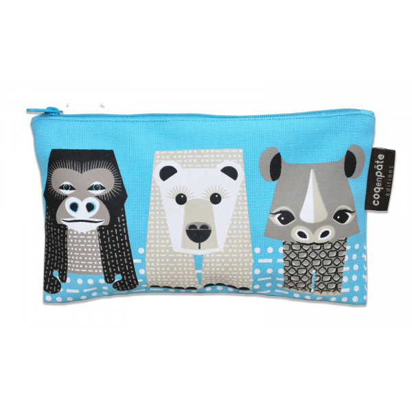 COQ EN PATE MIBO PENCIL CASE POLA BEAR