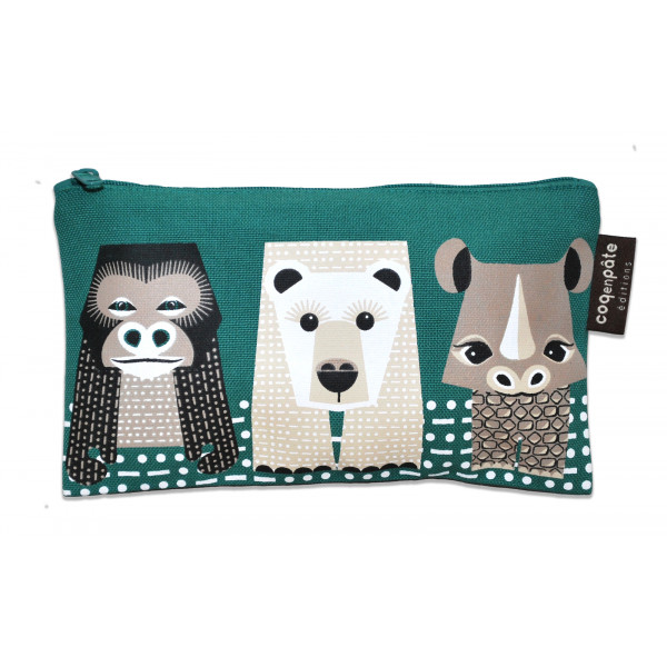 COQ EN PATE MIBO PENCIL CASE GORILLA