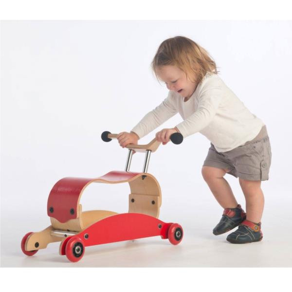 Wishbone mini flip ride on rocker top