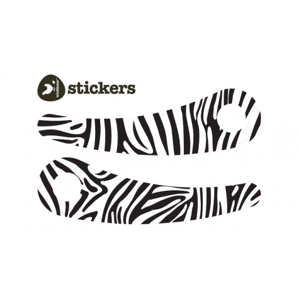 WISHBONE ZEBRA STICKER RECYCLED BIKE