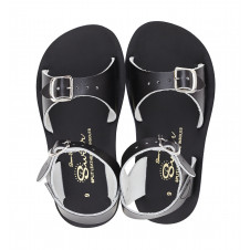 SALTWATER SUN-SAN SURFER BLACK SANDALS