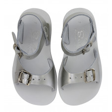 SALTWATER SUN-SAN SURFER SILVER SANDALS