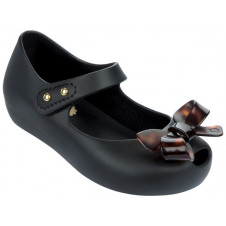 MINI MELISSA BOW BLACK TORTOISE SHELL MATT