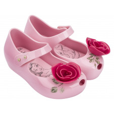 MINI MELISSA BEAUTY AND BEAST PINK MT/RED ROSE