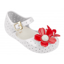 Mini Melissa Furadhina Flower White/Red