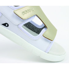 BOBUX IWALK MEMPHIS AMP GOLD & WHITE SANDAL