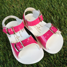 SALTWATER SUN-SAN SURFER FUSCHIA SANDALS