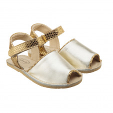 OLD SOLES KAZBAR SANDAL GOLD GOLD SNAKE