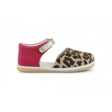 BOBUX KP SPIN CLOSED SANDAL FUCHSIA CHEETAH 