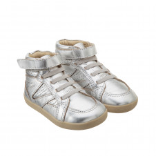 OLD SOLES CHEERLEADER HIGH TOP SILVER