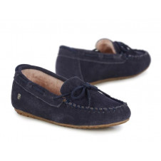 EMU KIDS AMITY INDIGO MERINO WOOL SLIPPERS