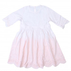 ALEX & ANT ANGEL DIP DYE DRESS PINK