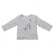 BEBE RICKY TEE LITTLE FRIENDS GREY MARLE