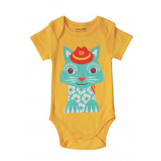 COQ EN PATE MIBO S SLEEVE BODYSUIT CAT