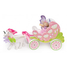 LE TOY VAN FAIRYBELLE CARRIAGE & UNICORN