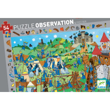 DJECO KNIGHTS OBSERVATION PUZZLE 54PCE