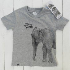 Lion of Leisure croc tshirt GREY