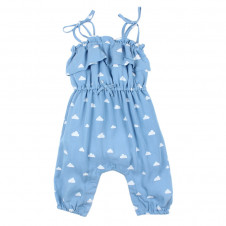 FOX AND FINCH BABY MADISON DENIM CLOUD PLAYSUIT 