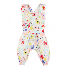 FOX & FINCH BLOSSOM FLORAL OVERALLS 