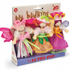 LE TOY VAN BUDKINS GARDEN FAIRIES TRIPLE PACK