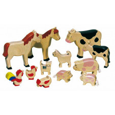 GOKI FARM ANIMALS SET