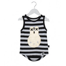 HUXBABY DROP BACK SINGLET BUNNY